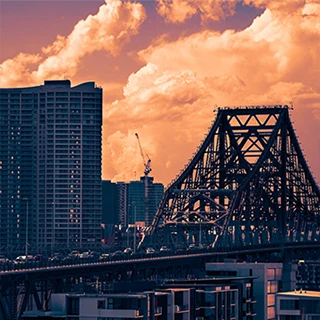 Story Bridge in Brisbane, AU